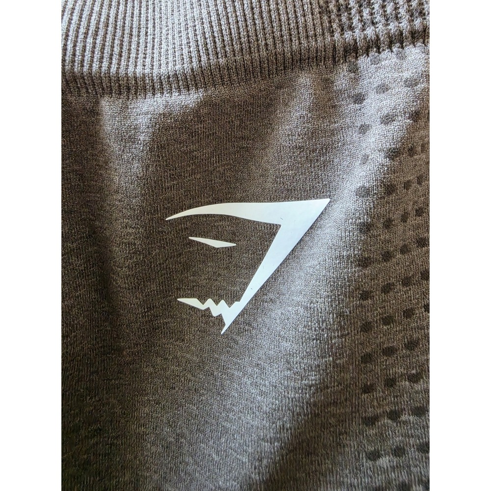 Gymshark Women's Athletic Shorts Brown 24in Waist 4in Inseam Casual - Picture 4 of 5